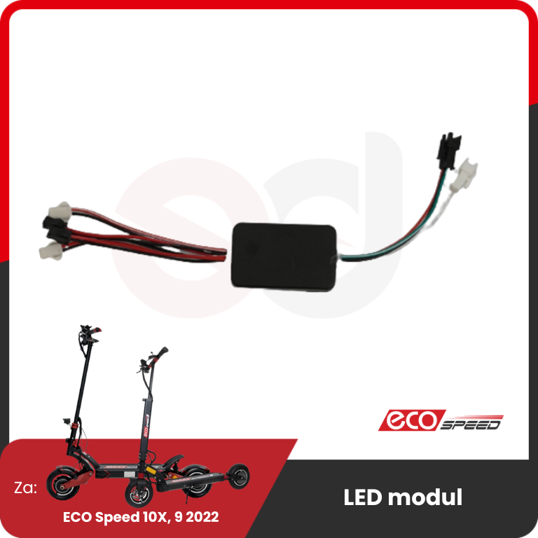 LED Module for ECO Speed – black LED module with wires
