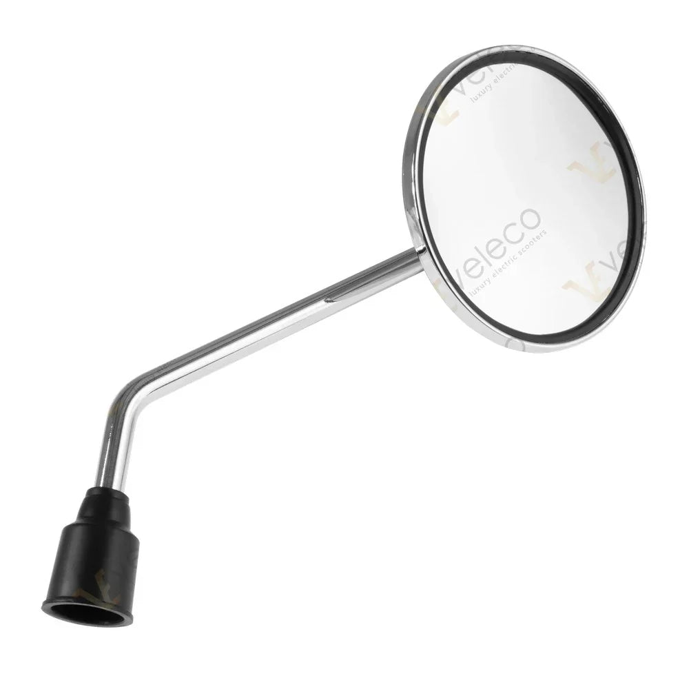 Mirror set for Veleco Cristal – round mirror with chrome arm
