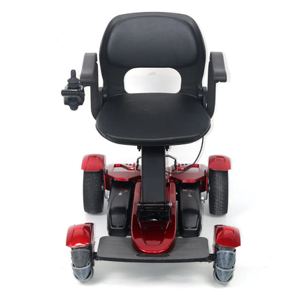 Electric Mobility Scooter Mijo Md08 features a sleek red design with a comfortable seat and armrests.
