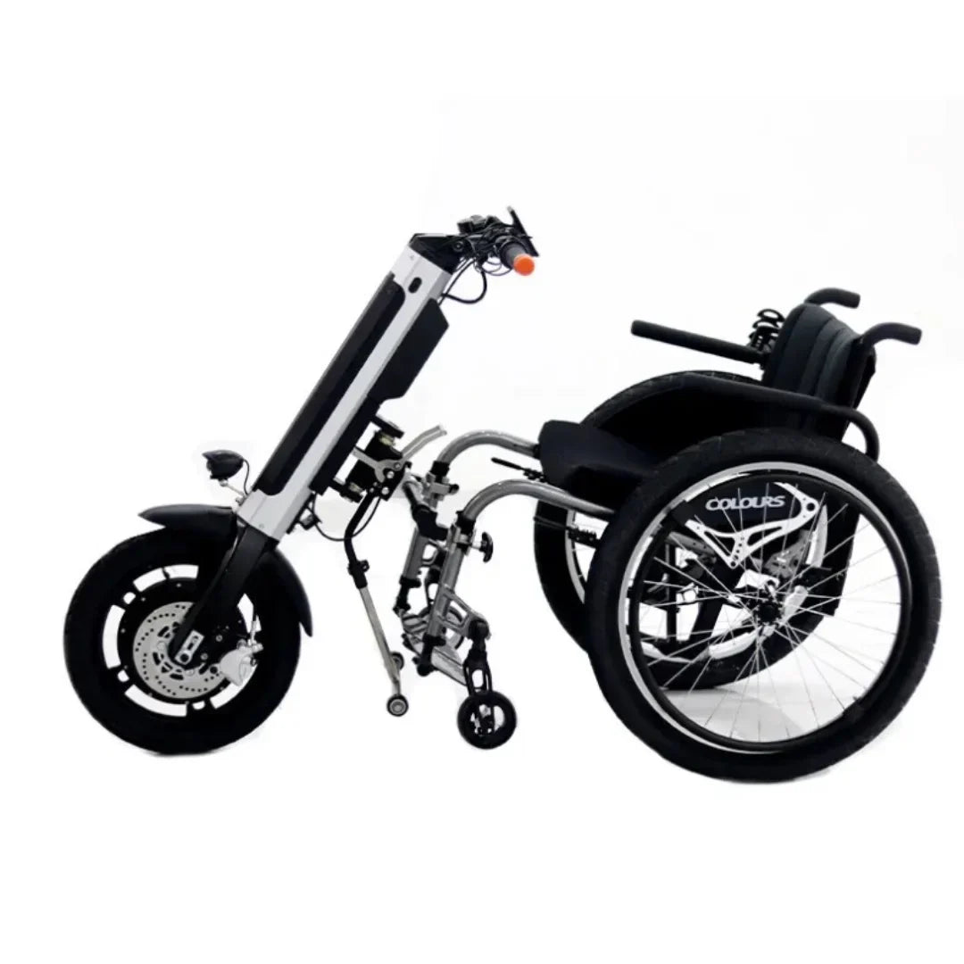 MIJO MT03 – attached to a wheelchair, right side