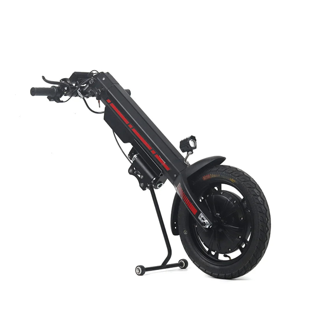 Electric Handbike Mijo Mt03 features a sleek design, compact frame, and sturdy rear wheel, ideal for urban commuting.