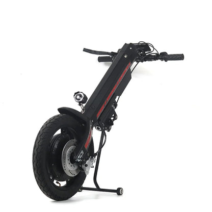 Electric Handbike Mijo Mt03 features a compact design, sturdy frame, powerful rear wheel, and integrated headlight.