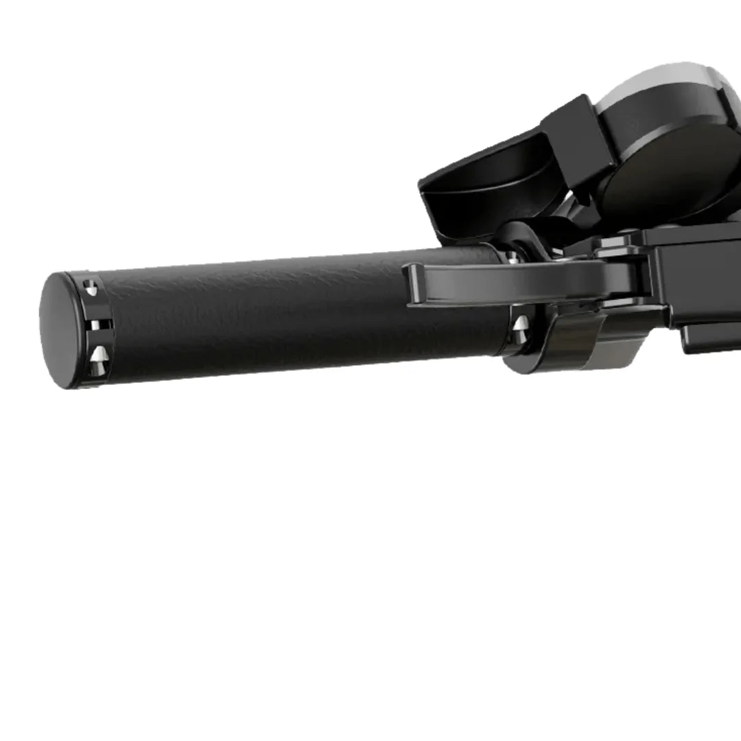 Electric Bike Ms Energy C30 features a sleek black handlebar design with integrated controls and grips.