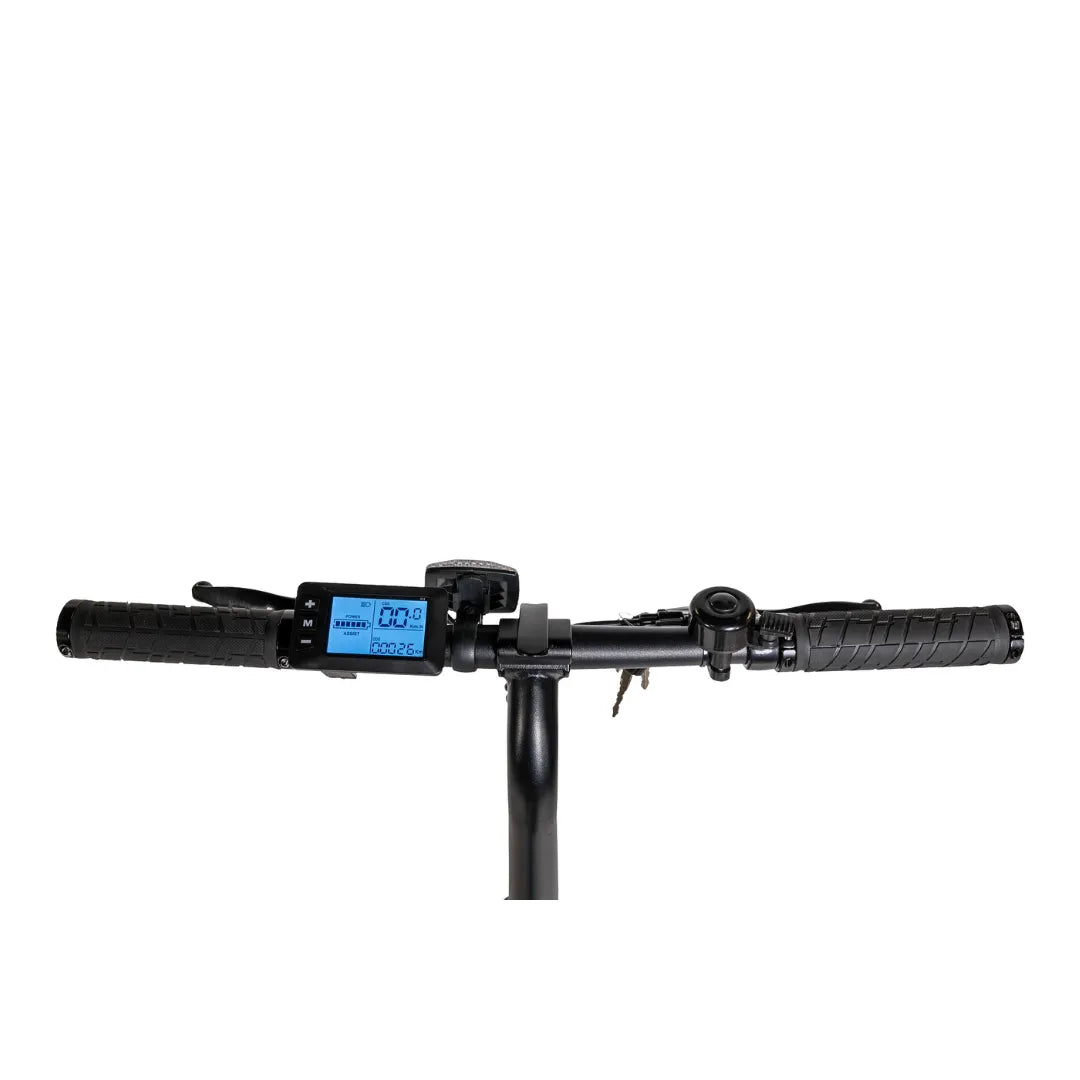 Electric bicycle MS Energy UrbanFold i6 – handlebar and display close-up
