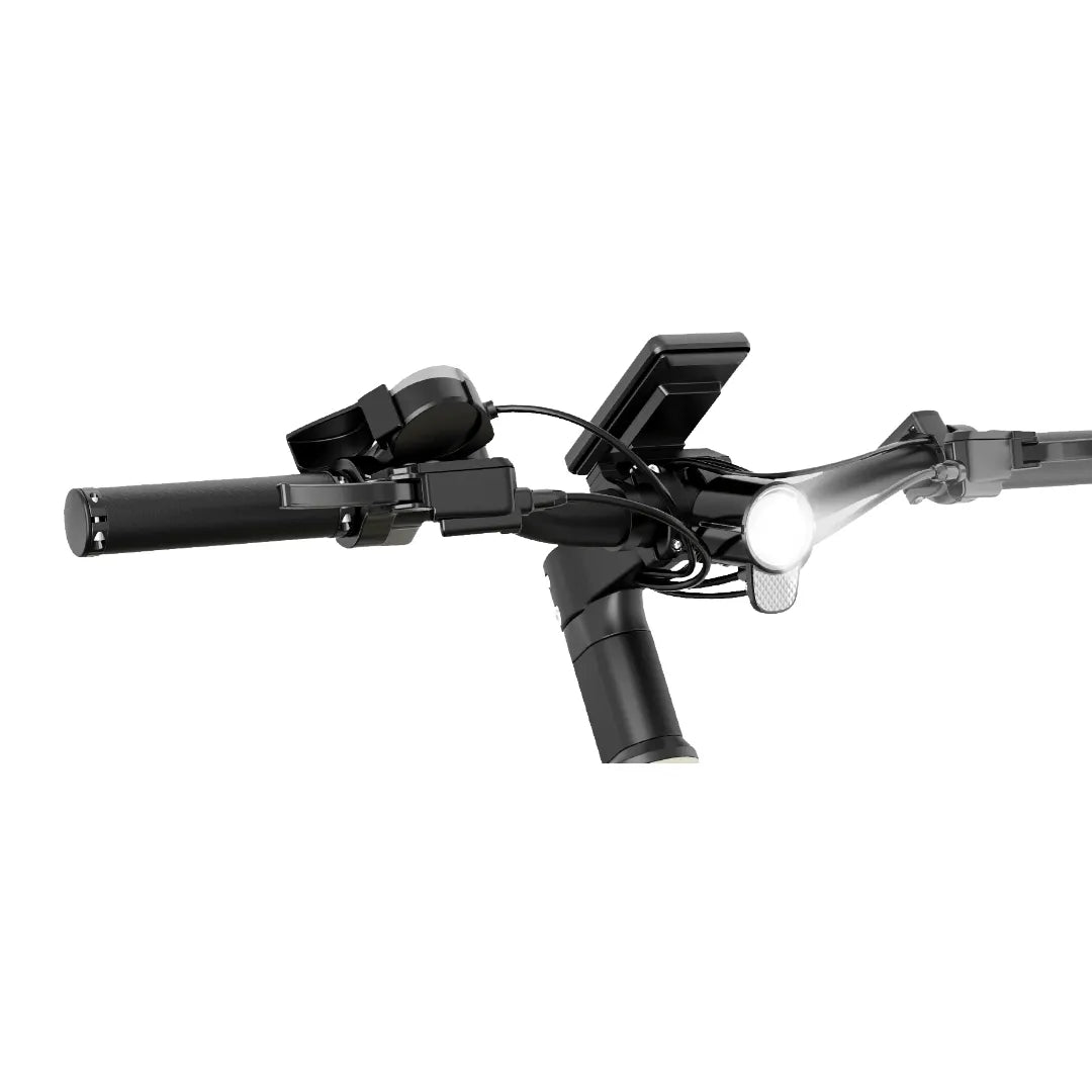 Electric Bike Ms Energy C40 features a sleek handlebar design, integrated display, and built-in headlight.