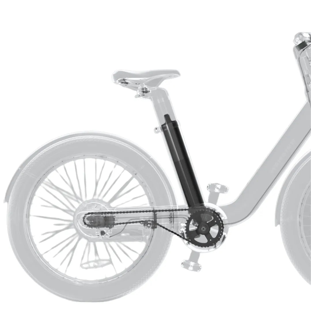 Electric bicycle MS Energy CityZen C102 – motor and chain detail