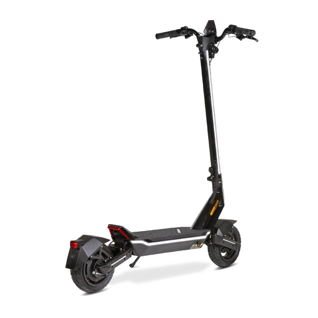 Electric Scooter Ms Energy Flare features a sleek, modern design with a sturdy frame and a compact build.