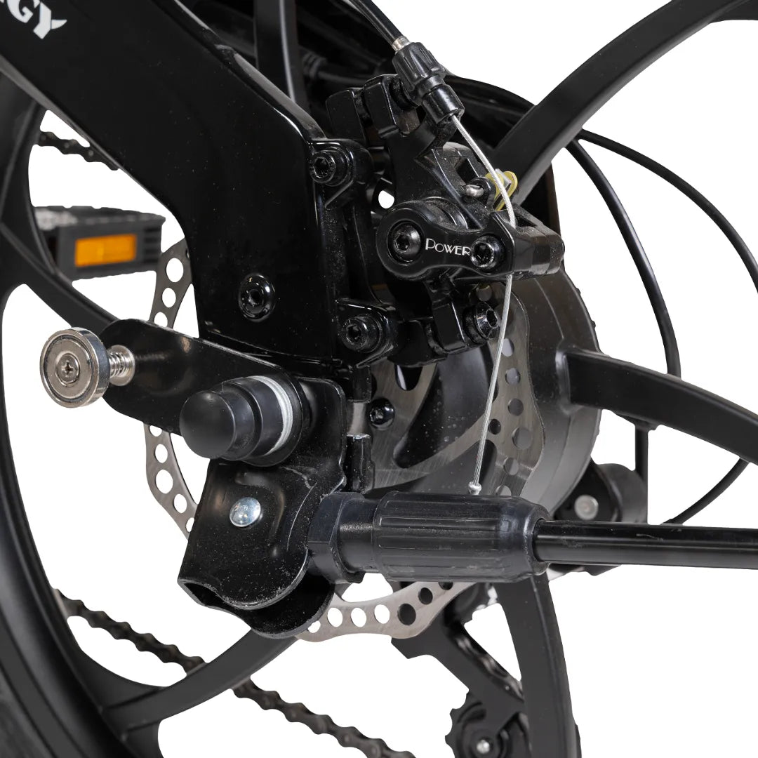 Electric bicycle MS Energy StreetFlex i20 – rear disc brake close-up