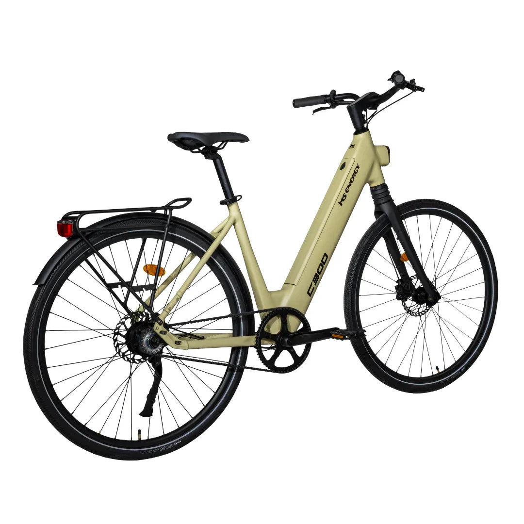 Electric bicycle MS Energy C300 – rear three-quarter view