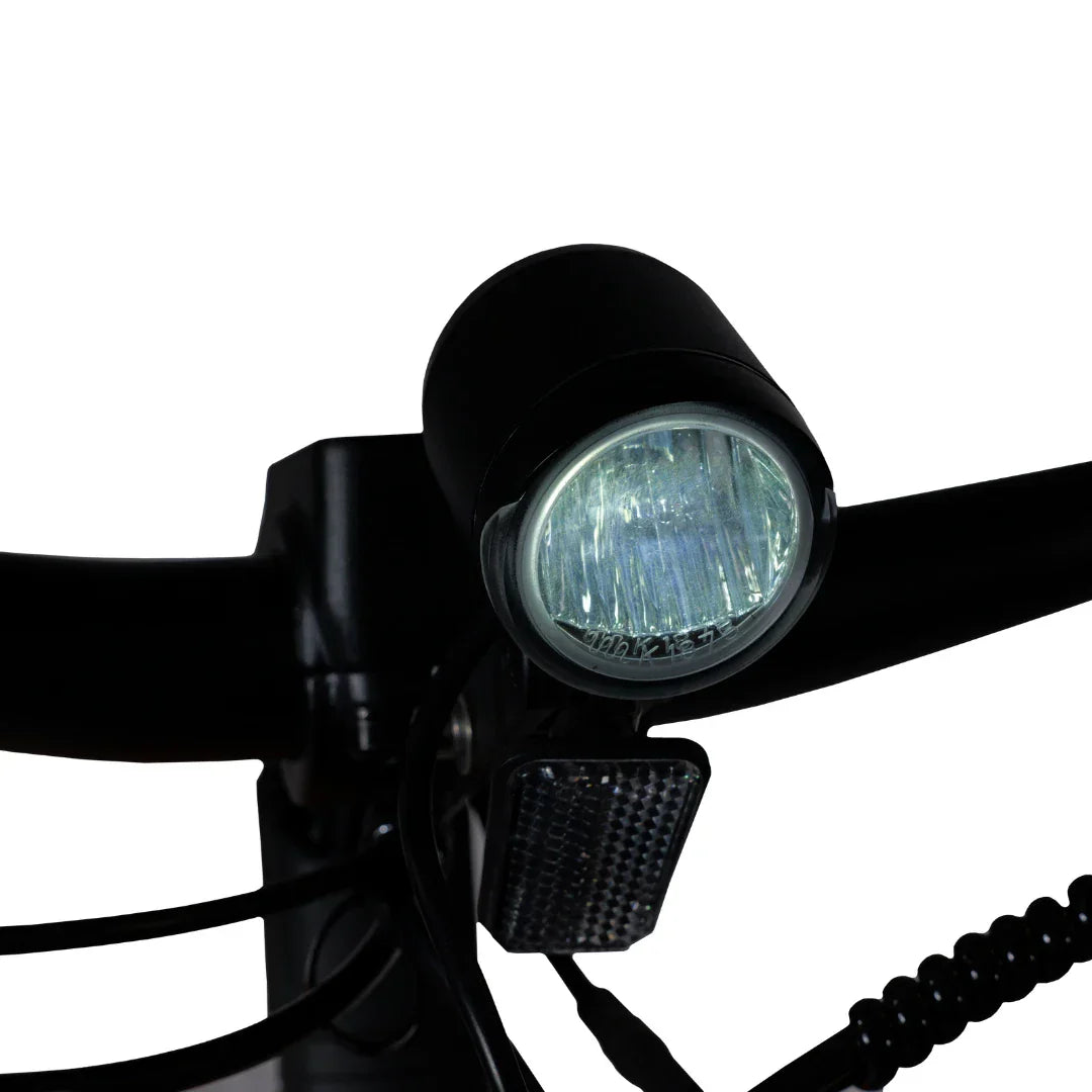 Electric bicycle MS Energy SUV C502 – front light close-up