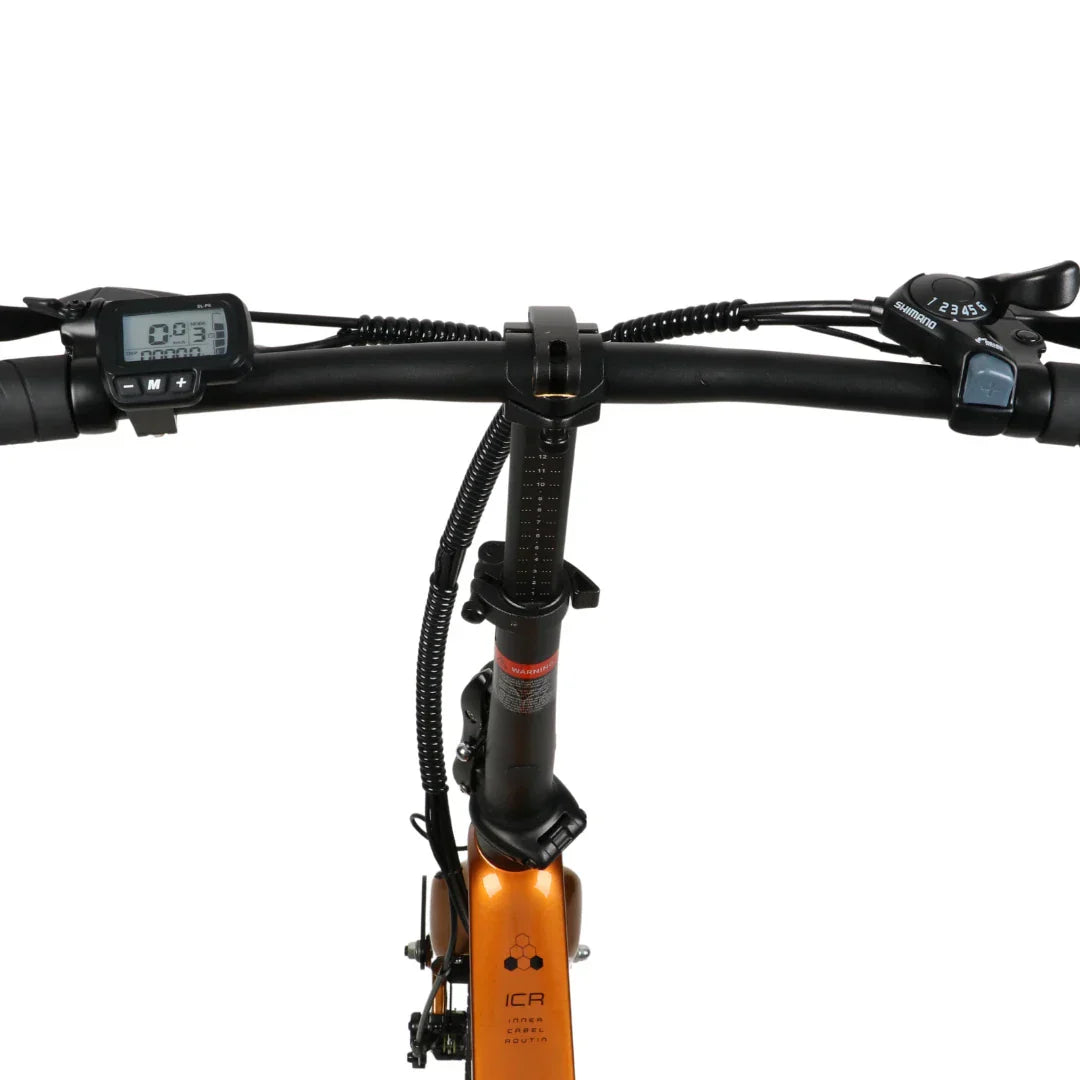 Electric bicycle MS Energy StreetFlex i20 – handlebar and display close-up