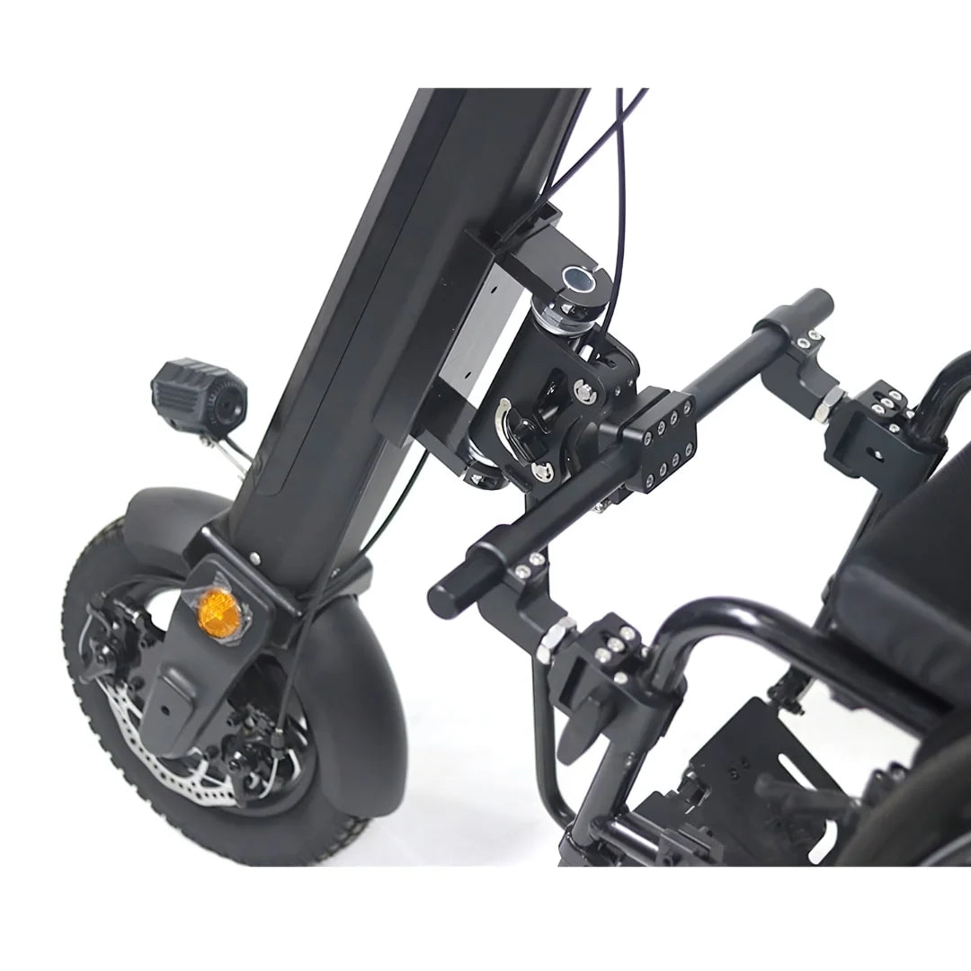 Electric Handbike Mijo Mt01 features a robust frame, precise handling controls, and durable wheels for mobility.