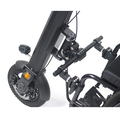 Electric Handbike Mijo Mt01 features a robust frame, precise handling controls, and durable wheels for mobility.