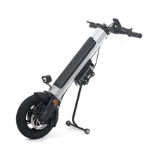 Electric Handbike Mijo Mt01 features a sleek design, compact frame, front lighting, and a sturdy wheel.