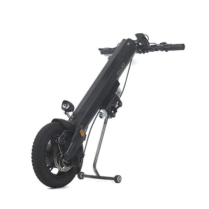 Electric Handbike Mijo Mt01, sleek design with compact folding frame, features single front wheel and handlebar.