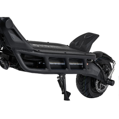 Electric Scooter Nami Blast 2 Max features a robust frame, shock-absorbing elements, and an illuminated base.