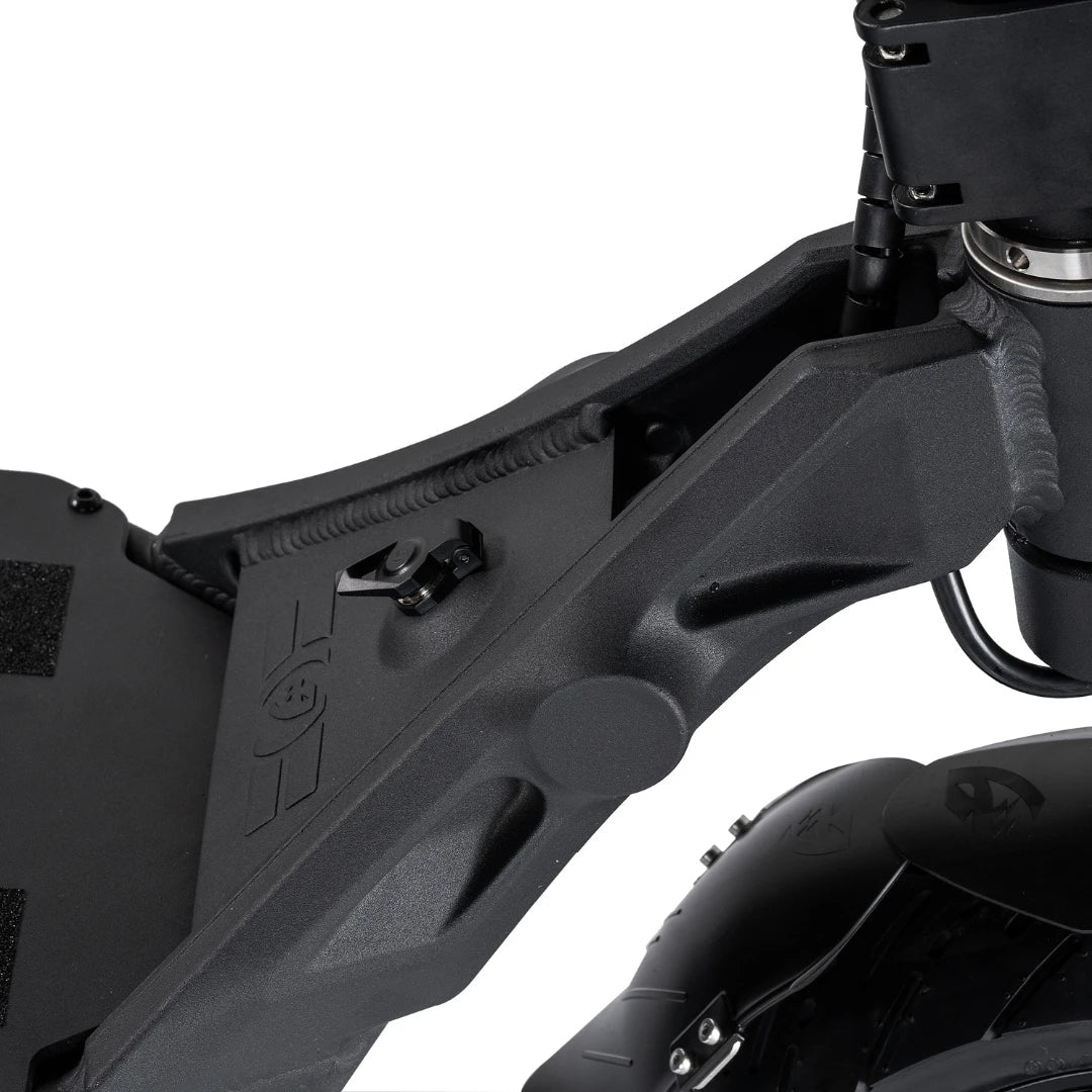 Close-up view of the frame and components of the electric scooter Nami Blast 2 Max
