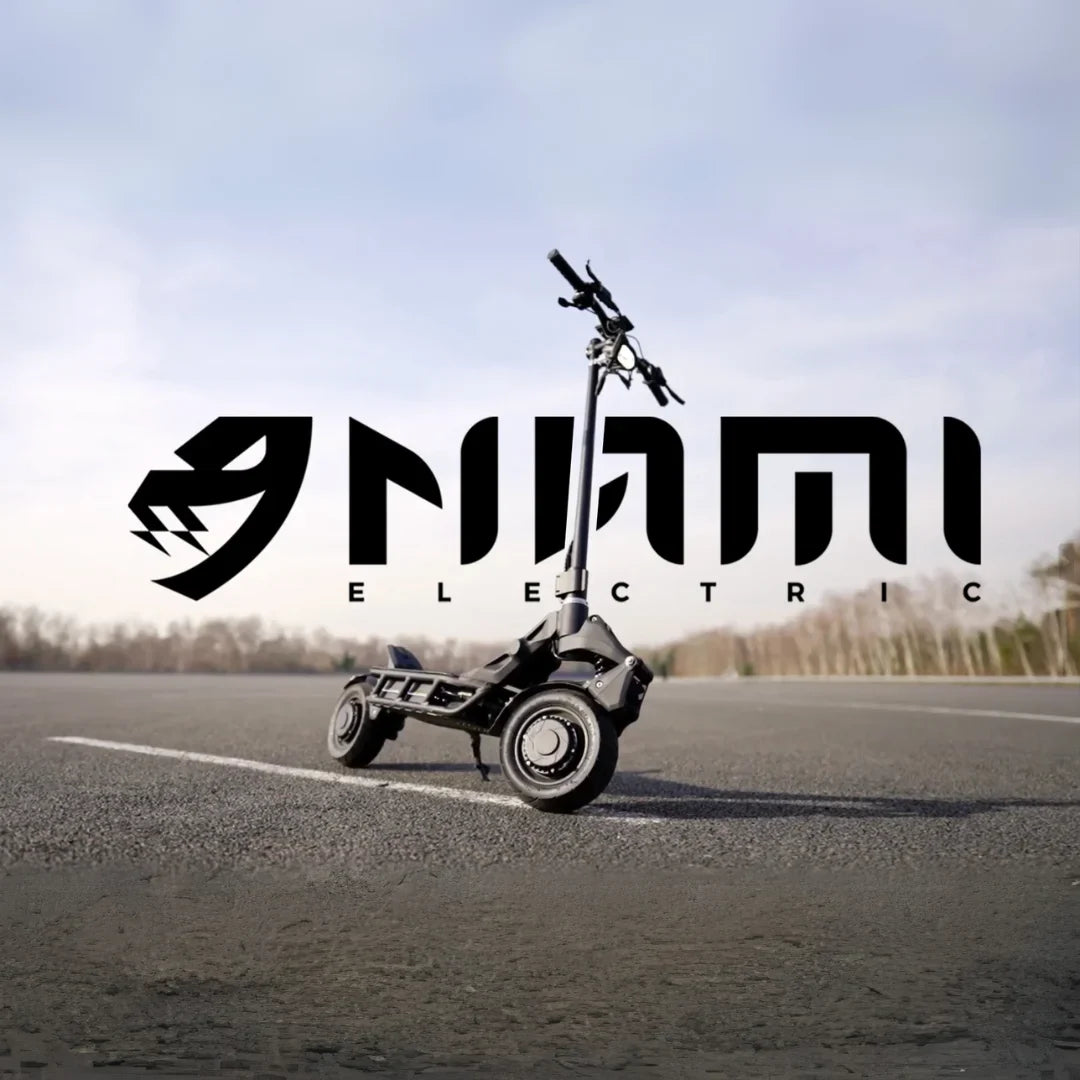 Electric Scooter Nami Blast Max features a sleek design, sturdy frame, and robust tires for powerful rides.