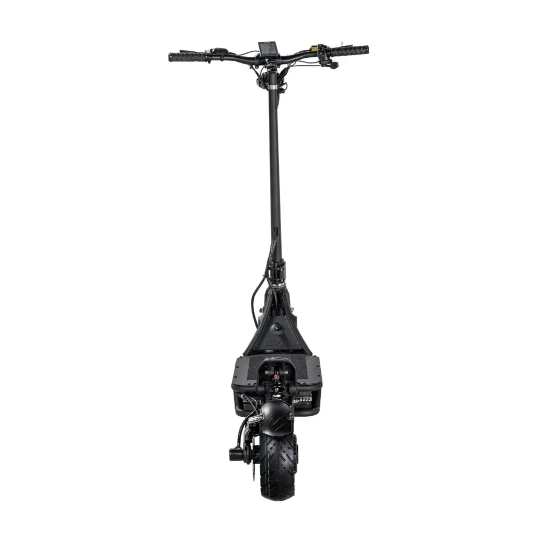 Electric Scooter Nami Blast Max features a sleek design, sturdy handlebars, and a robust rear wheel for stability.