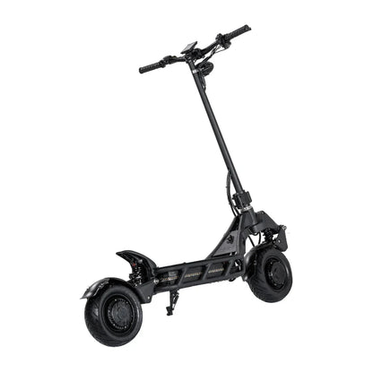 Electric Scooter Nami Blast Max features a sleek black design with robust tires, ideal for smooth rides.