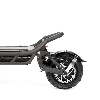 Electric Scooter Nami Burn E 3 features a robust design, large rear wheel, and advanced braking system for safety.