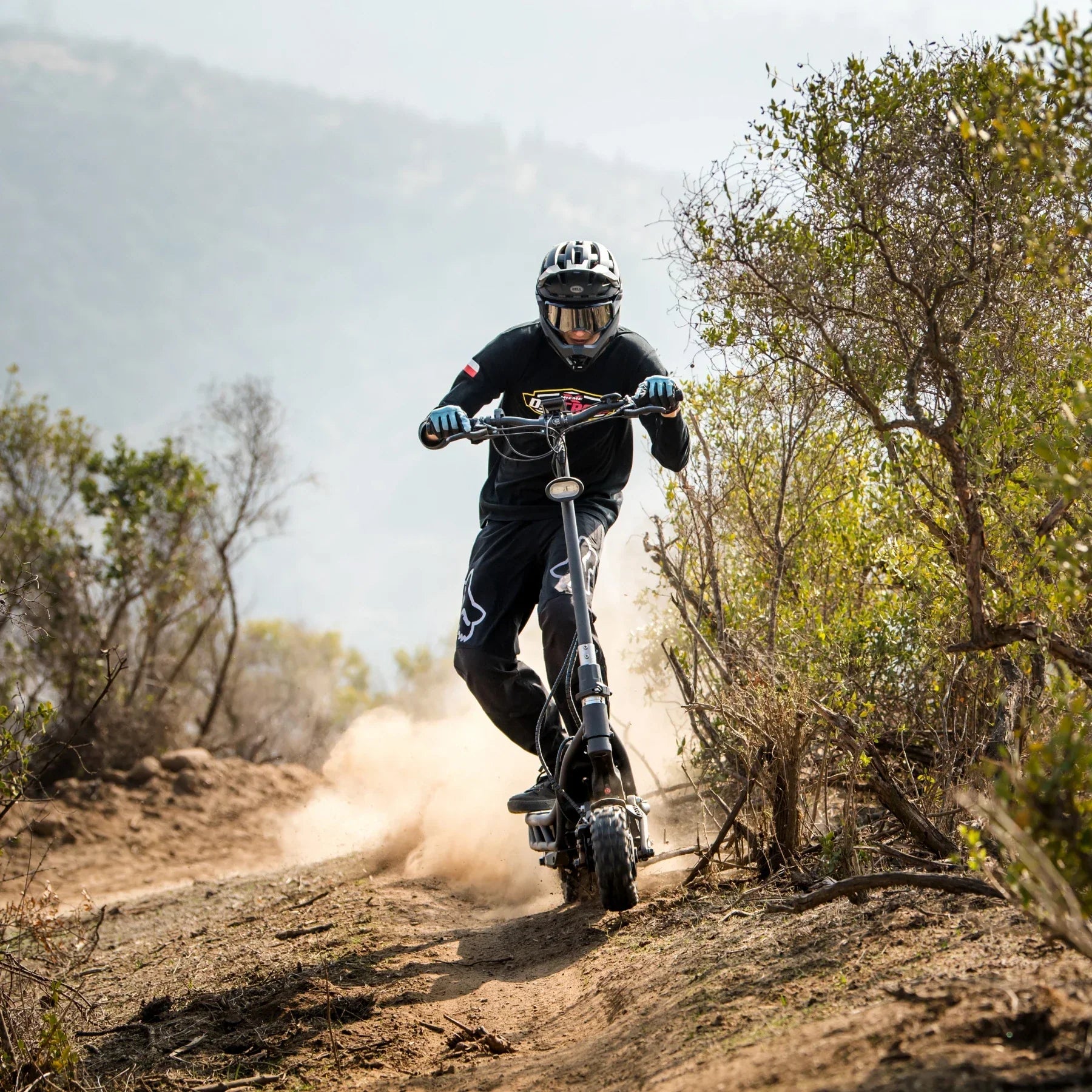 Electric Scooter Nami Burn E 3, designed for off-road adventures, handling rugged terrains with ease.