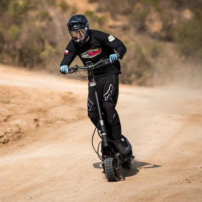 Electric Scooter Nami Burn E 3 Max, off-road electric scooter with rugged tires, suitable for adventurous terrain.