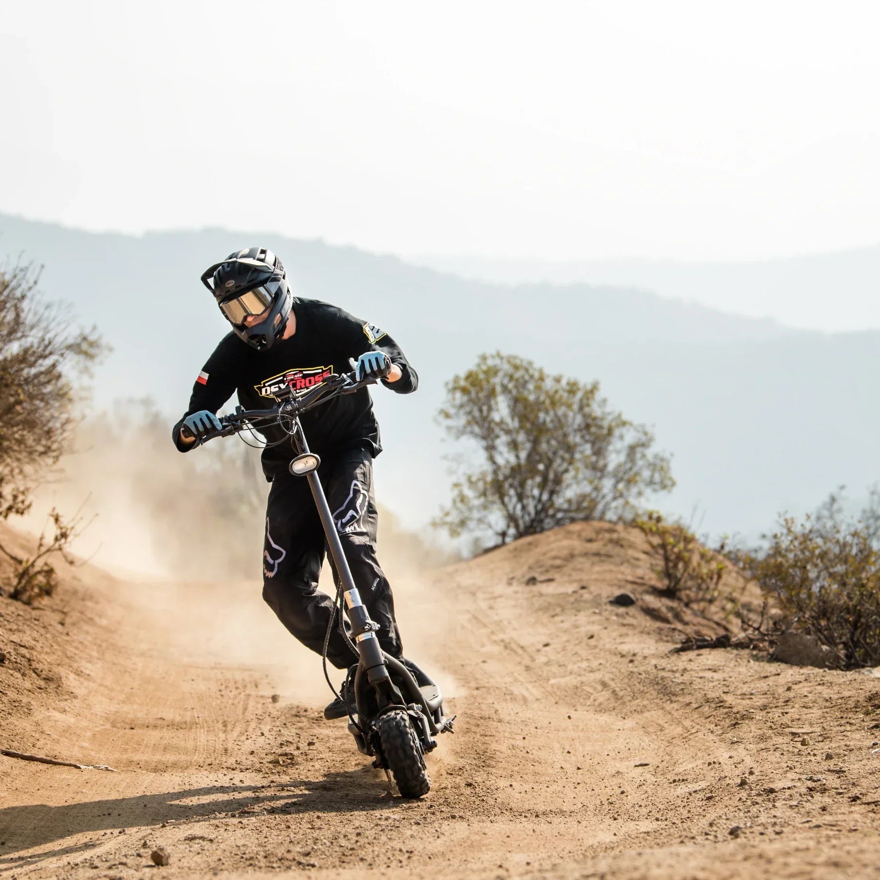 Electric Scooter Nami Burn E 3 Max, designed for off-road adventures, features durable tires and performance.
