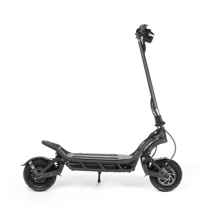 Electric Scooter Nami Burn E 3 Max features a sleek black design, sturdy frame, and robust wheels for urban commuting.