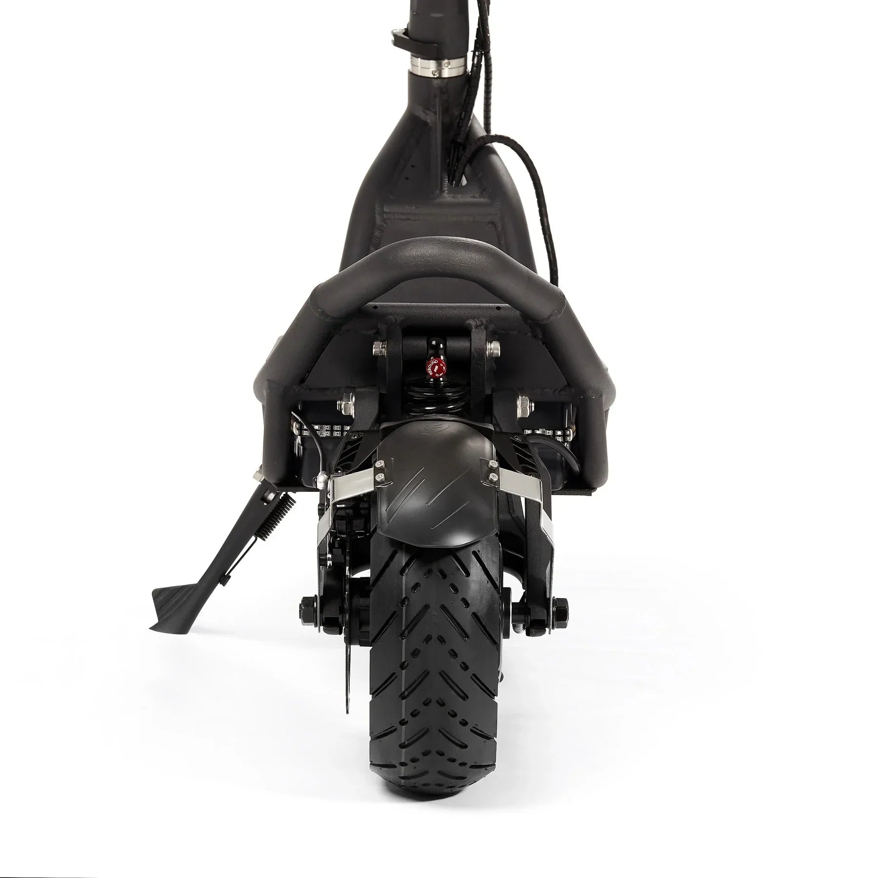 Electric Scooter Nami Burn E 3 Max features a robust rear tire, sleek design, and durable construction.