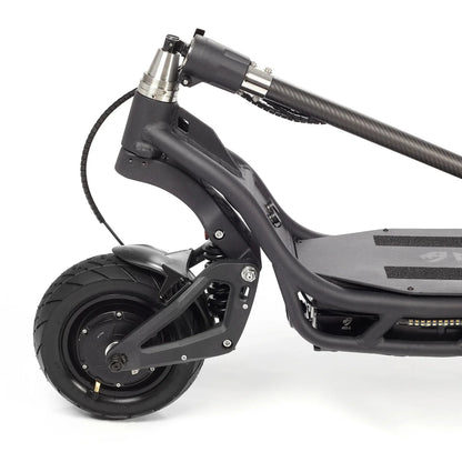 Electric Scooter Nami Burn E 3 Max features a robust frame, sturdy tire, and advanced suspension system.