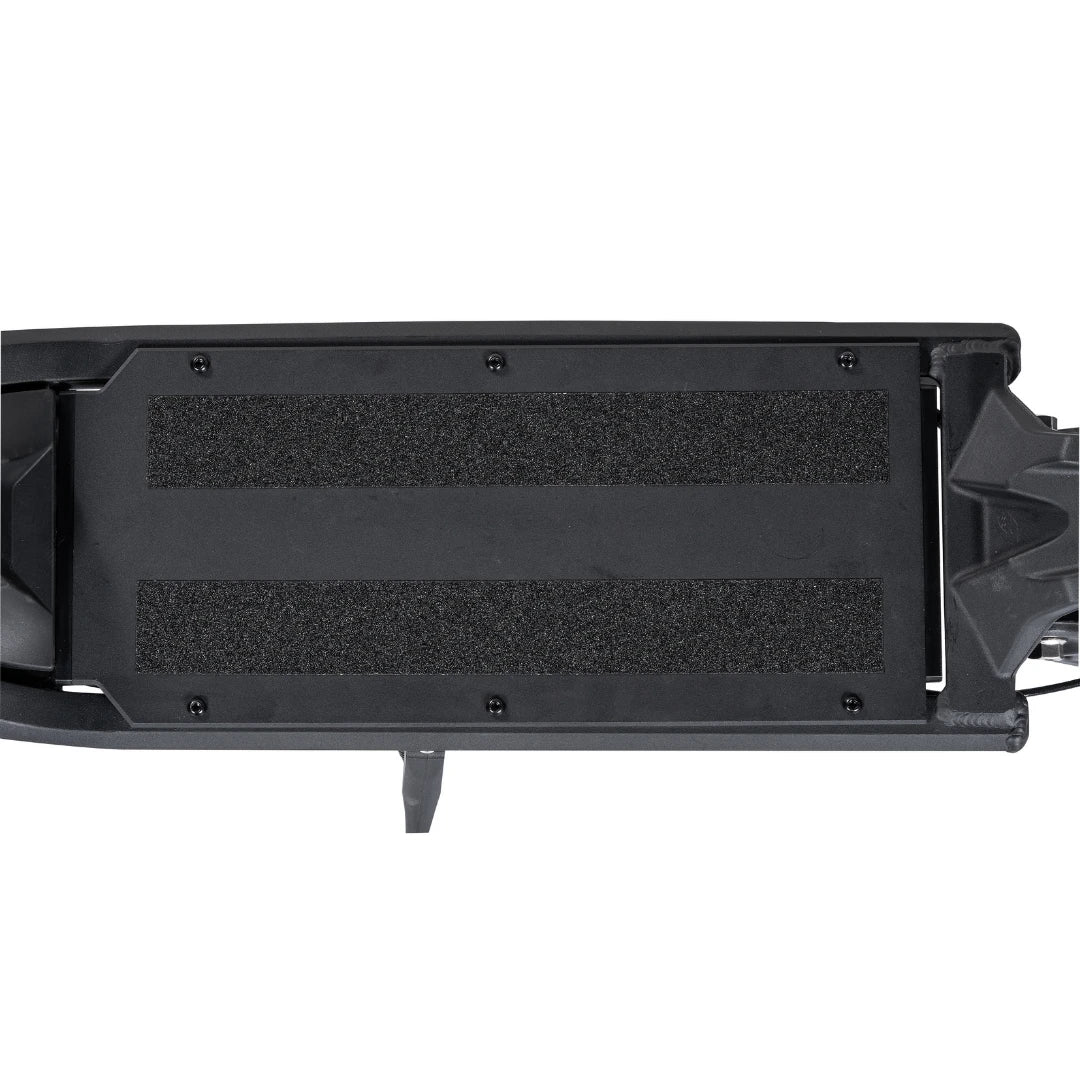 Electric Scooter Nami Klima Max features a sturdy deck with anti-slip grip tape for enhanced safety.