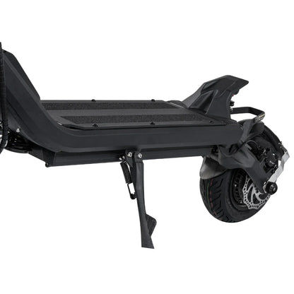 Electric Scooter Nami Klima Max features a sturdy deck with a textured grip surface and rear wheel assembly.
