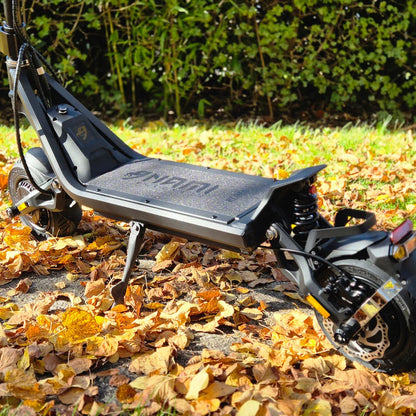 Electric Scooter Nami Klima Max features a sleek design, durable frame, and all-terrain tires for smooth rides.