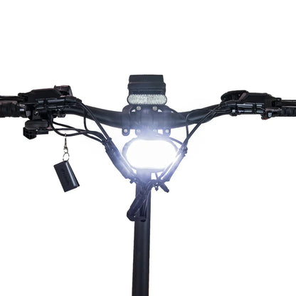 Electric Scooter Nami Klima One, features wide handlebars with integrated lighting and control system.