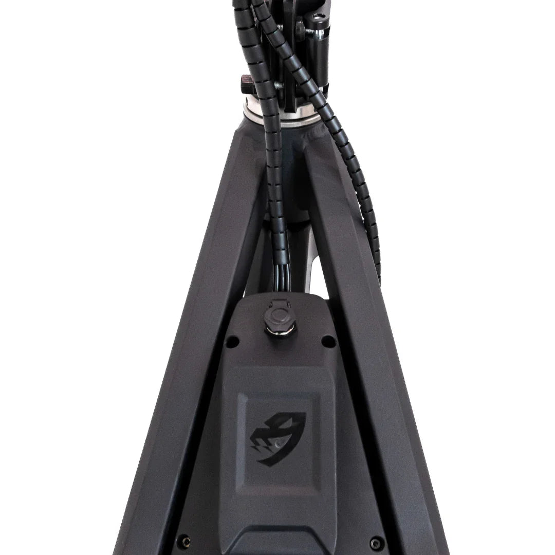 Electric Scooter Nami Klima One, featuring a sleek design with a sturdy frame and integrated cables for durability.