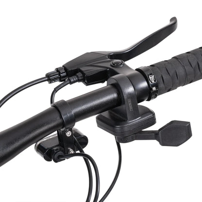 Electric Scooter Nami Stellar features a sleek handlebar setup with ergonomic grips and control levers.