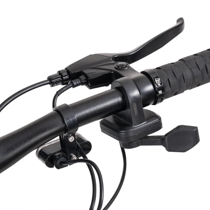 Electric Scooter Nami Superstellar, featuring a sleek handlebar with grip, throttle, and control components.