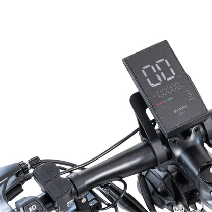 Electric Scooter Nami Superstellar features a sleek control panel, displaying speed and mode indicators.