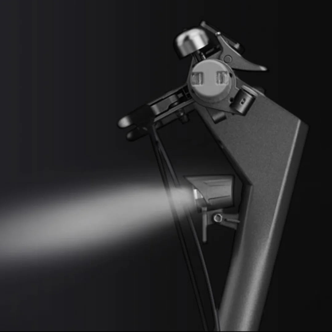 Electric Scooter Navee S40 features a sleek design with integrated lighting for enhanced visibility and safety.