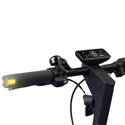 Electric Scooter Navee S40 features a sleek handlebar design, control panel, and integrated LED light.