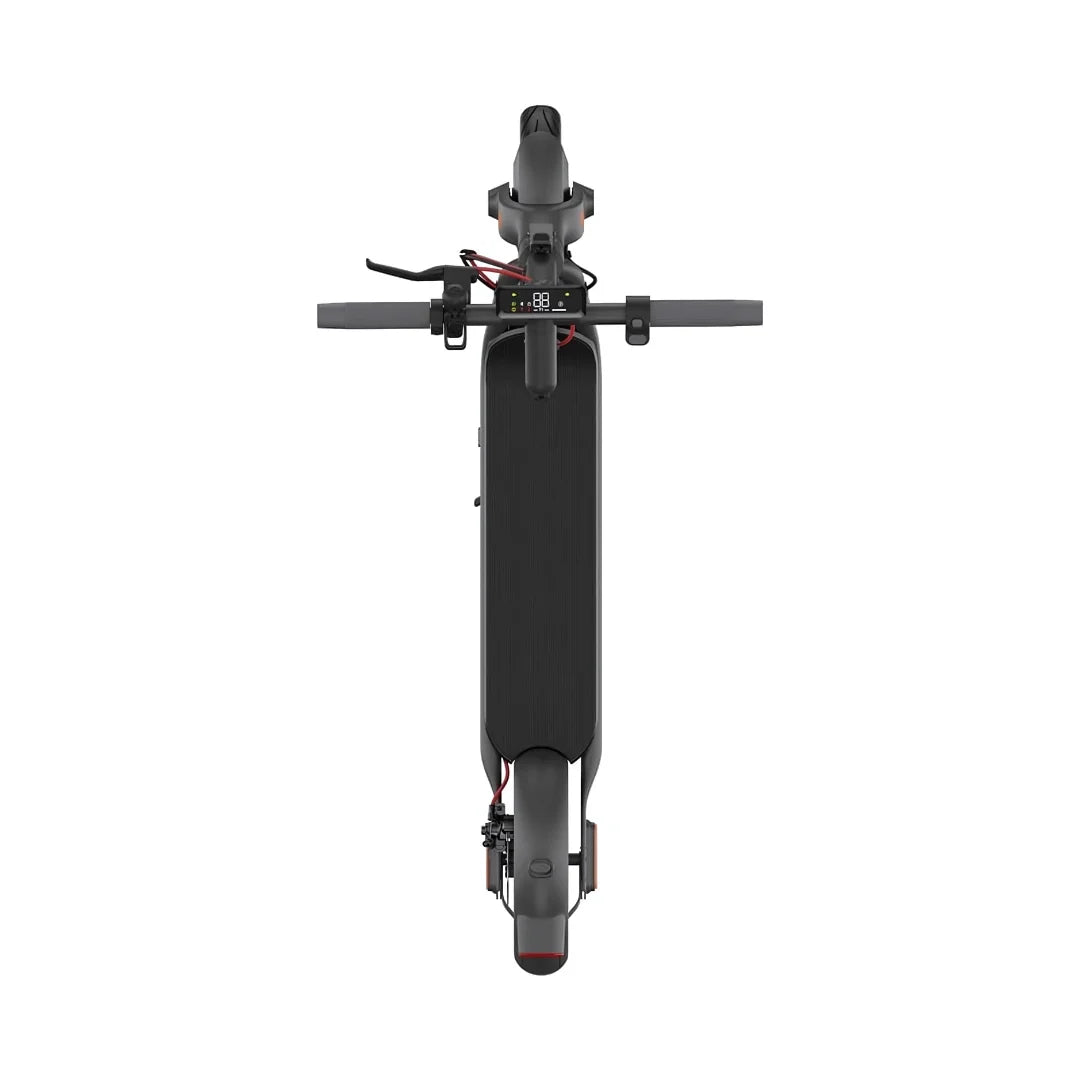 Electric Scooter Navee V40i Pro features a sleek top view design with a minimalist handlebar and digital display.