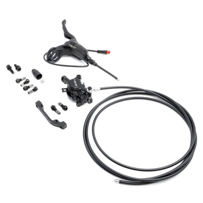 Hydraulic Brakes for ECO Speed 10x and Zero 10x – NUTT – brake lever, caliper, hose, and bolts
