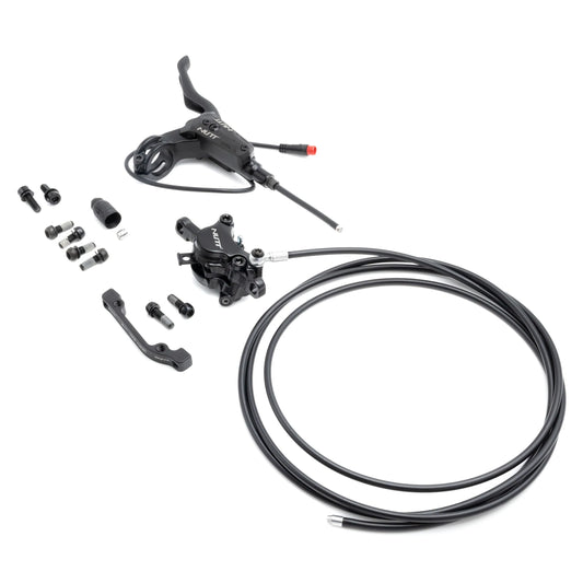 Hydraulic Brakes for ECO Speed 10x and Zero 10x – NUTT – brake lever, caliper, hose, and bolts