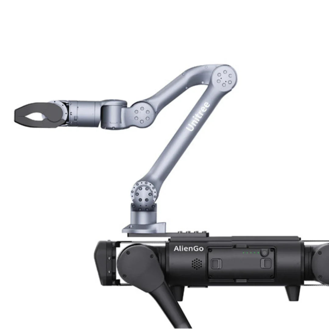 Unitree Z1 – mounted on robot dog, side view