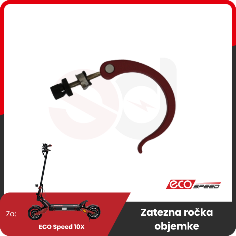 Clamp Tightening Lever for ECO Speed 10X – red clamp tightening lever