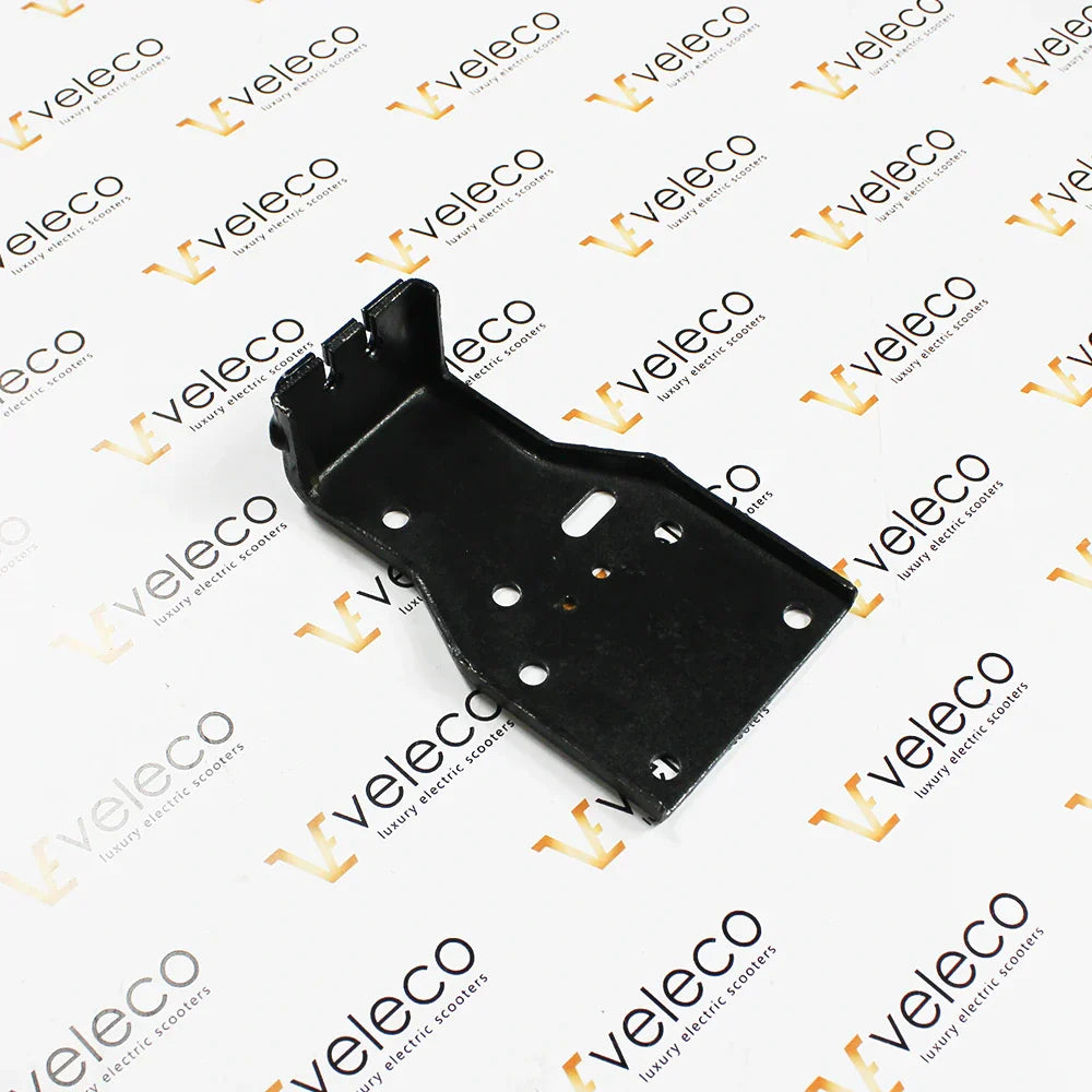 Bracket for Veleco Sagitta Hand Brake Cable – black metal bracket, top view