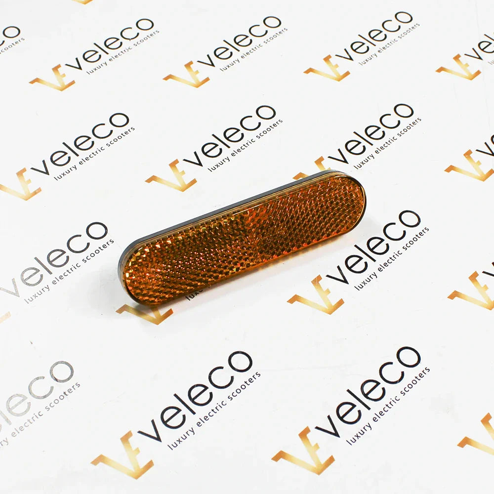 Reflective yellow front stripe for Veleco Sagitta – orange textured rectangular reflector