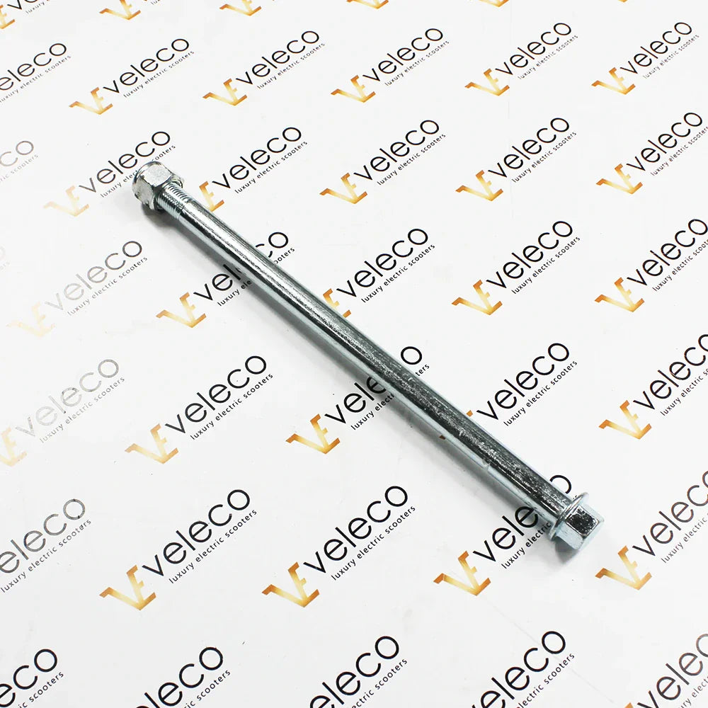 Rear Axle for Veleco Sagitta Wheel – long silver metal bolt with nut