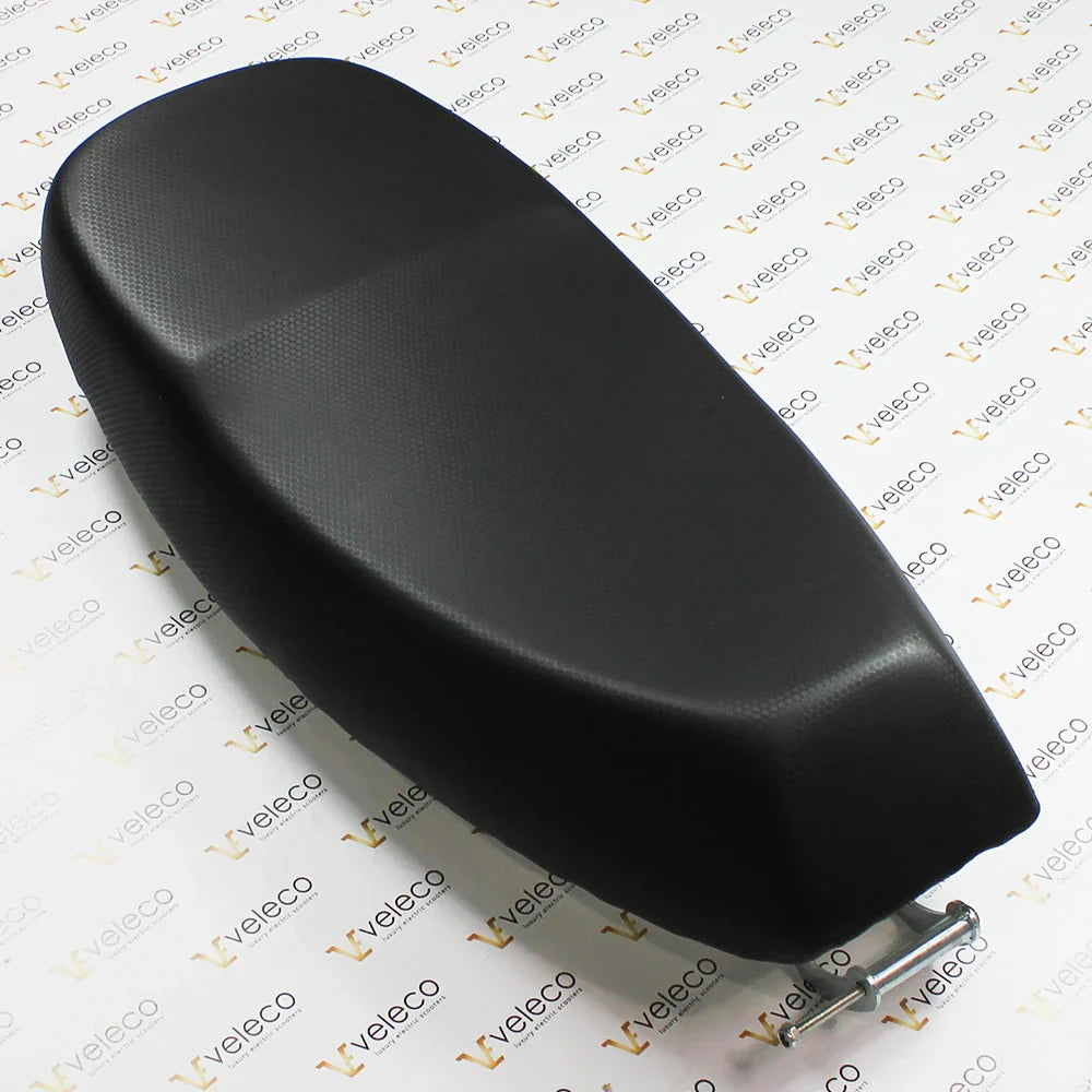 Seat for Veleco Sagitta – black seat, top angled view